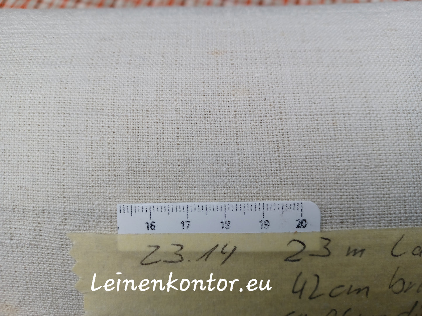 23.14 (23m x 0,6m x 0,6mm) Altes Bauernleinen Landhaus Leinenstoff Leinenballen