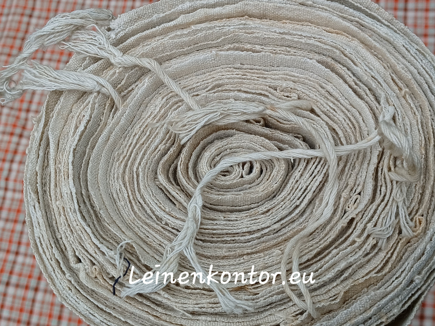 23.14 (23m x 0,6m x 0,6mm) Altes Bauernleinen Landhaus Leinenstoff Leinenballen