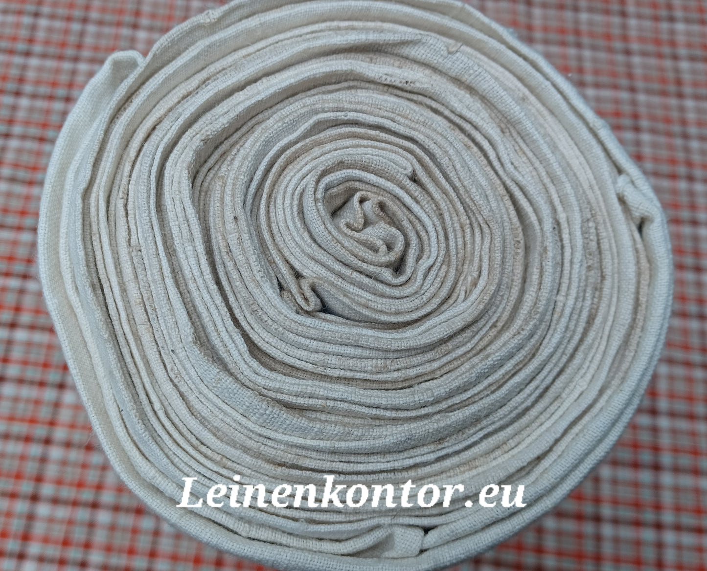 23.28 (8,7m x 0,64m x 0,5mm) Altes Bauernleinen Landhaus Leinenstoff Leinenballen