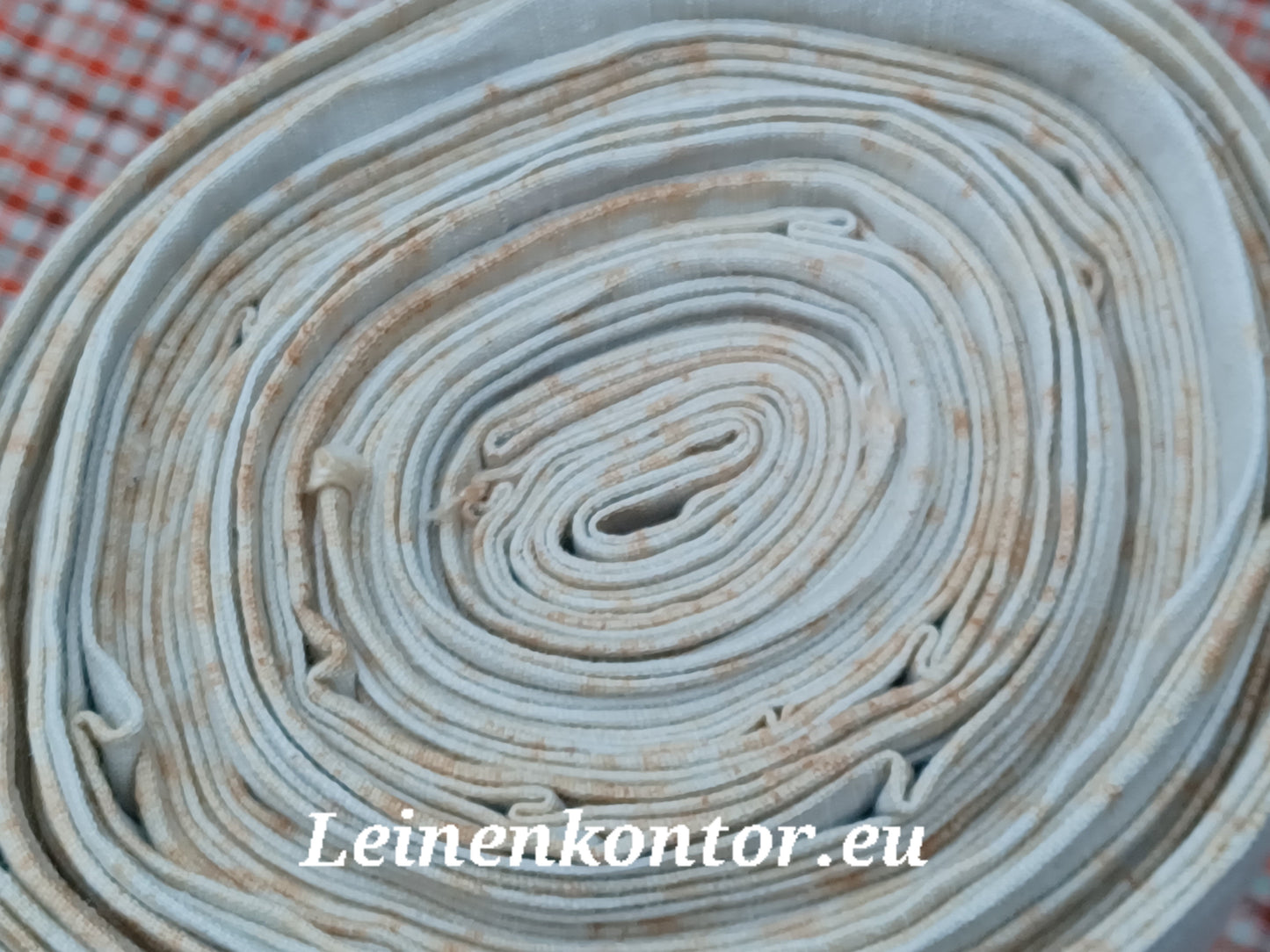 23.30 (15,6m x 0,67m x 0,5mm) Altes Bauernleinen Landhaus Leinenstoff Leinenballen