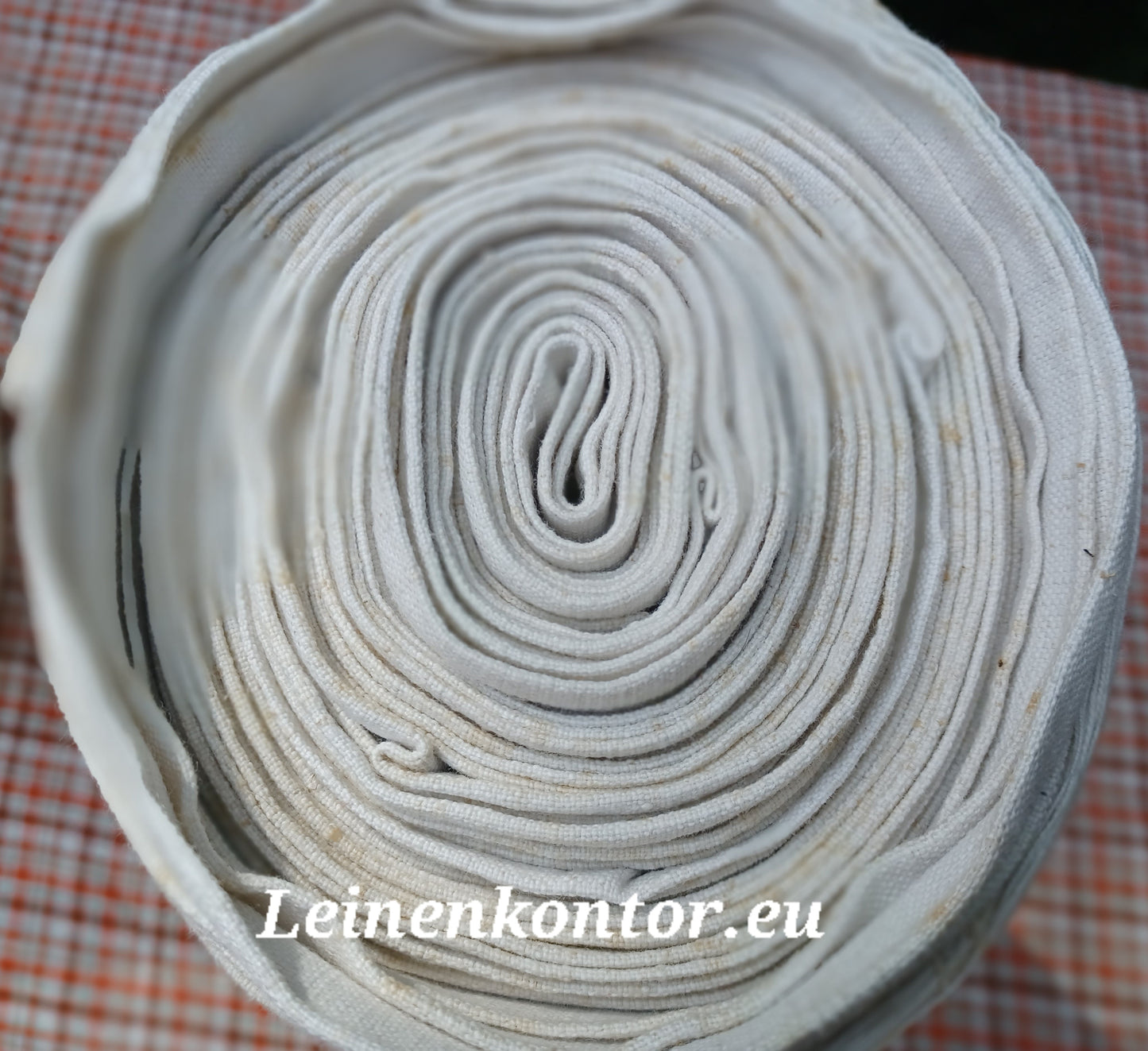 23.41 (11,4m x 0,70m x 0,55mm) Altes Bauernleinen Landhaus Leinenstoff Leinenballen