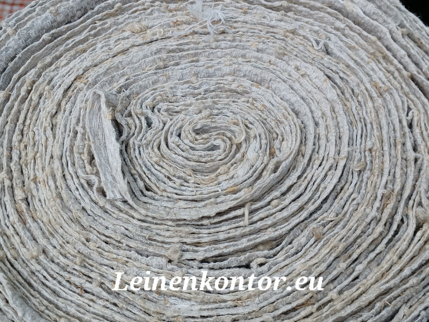 23.56 (22m x 0,38m x 1,6mm) Altes Bauernleinen Landhaus Leinenstoff Leinenballen