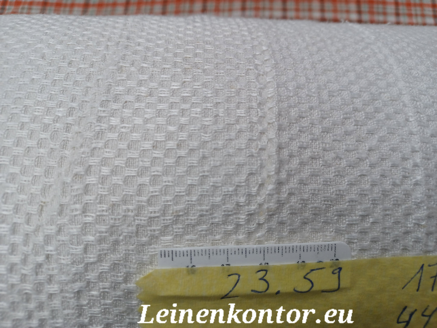 23.59 (17,8m x 0,44m x 0,65mm) Altes Bauernleinen Landhaus Leinenstoff Leinenballen