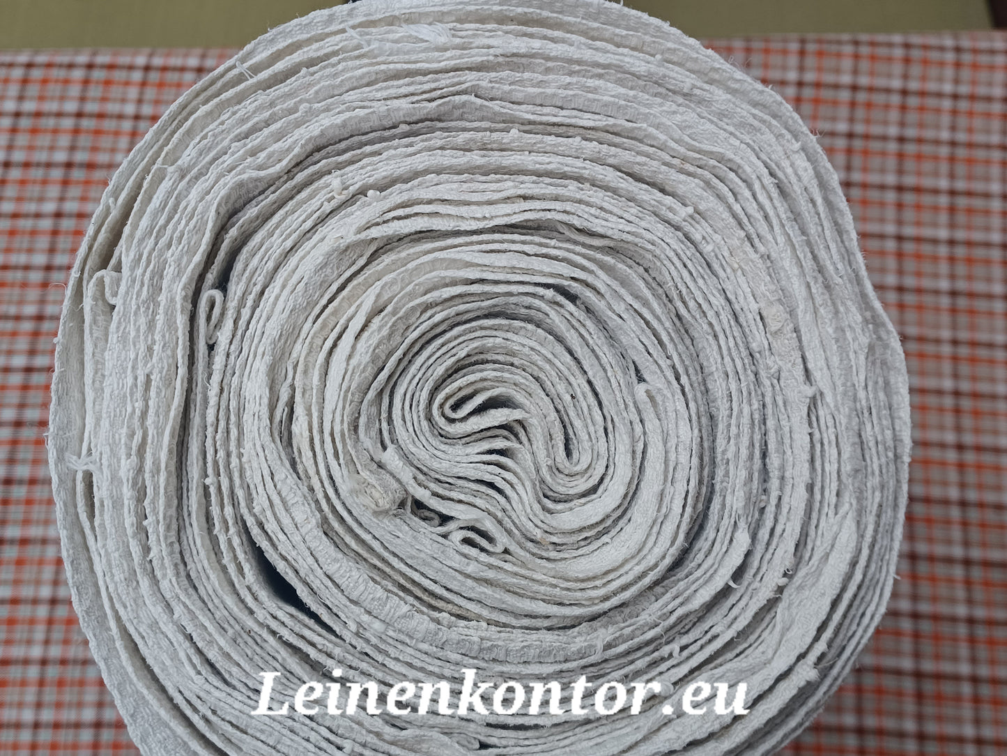 23.59 (17,8m x 0,44m x 0,65mm) Altes Bauernleinen Landhaus Leinenstoff Leinenballen
