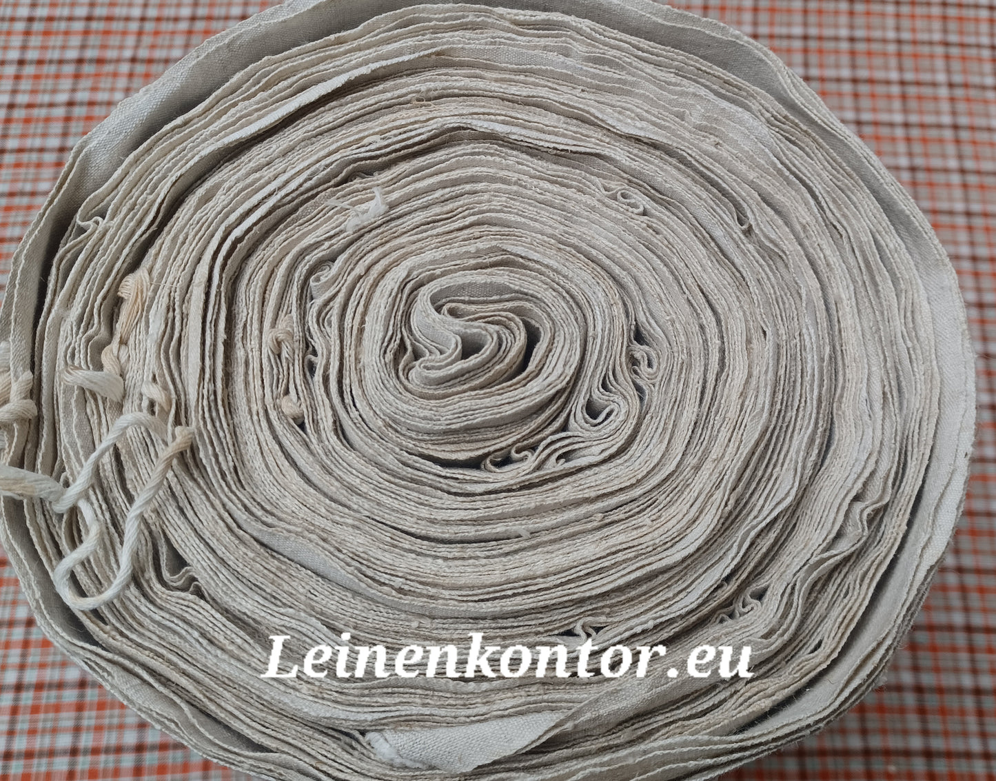 22.73 (23,9m x 0,71m x 0,55mm) Altes Bauernleinen Landhaus Leinenstoff Leinenballen
