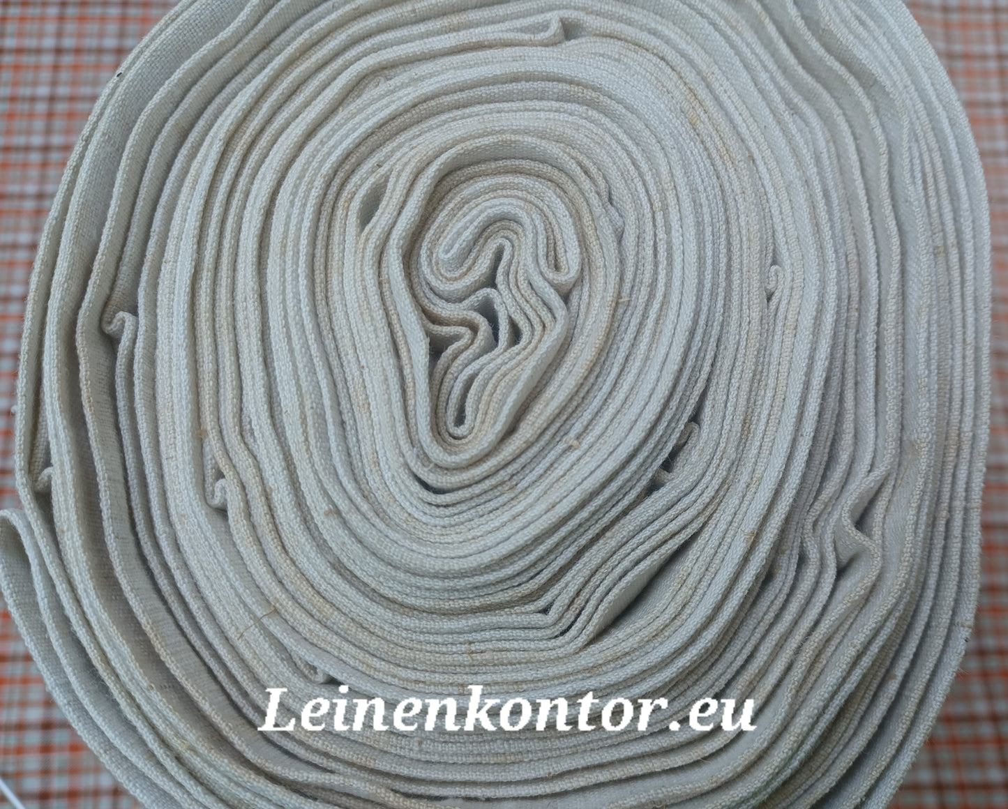 22.72 (14,9m x 0,74m x 0,5mm) Altes Bauernleinen Landhaus Leinenstoff Leinenballen