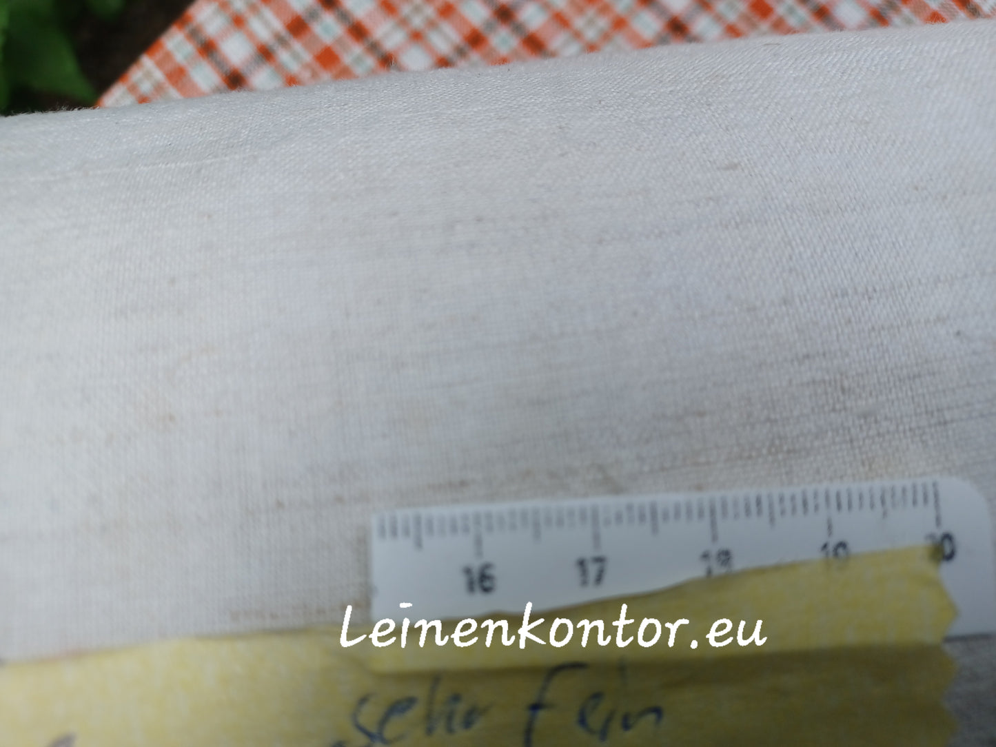 22.81 (14,7m x 0,74m x 0,45mm) Altes Bauernleinen Landhaus Leinenstoff Leinenballen