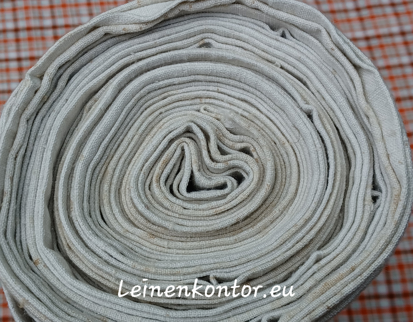 22.99 (9,1m x 0,64m x 0,5mm) Altes Bauernleinen Landhaus Leinenstoff Leinenballen