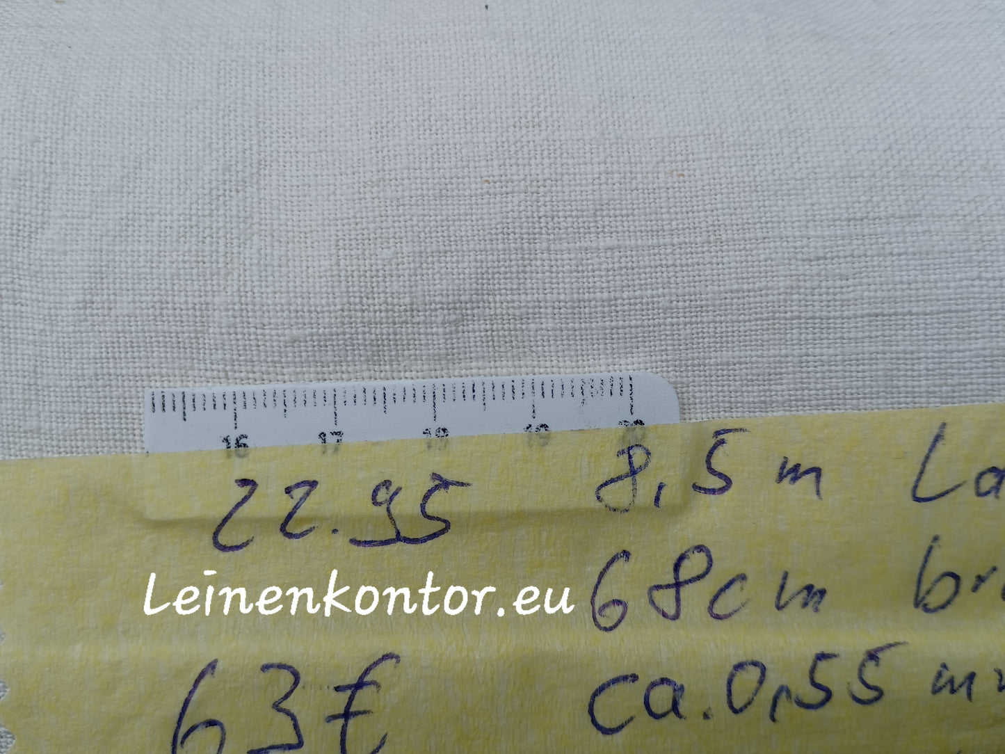 22.95 (8,5m x 0,68m x 0,55mm) Altes Bauernleinen Landhaus Leinenstoff Leinenballen