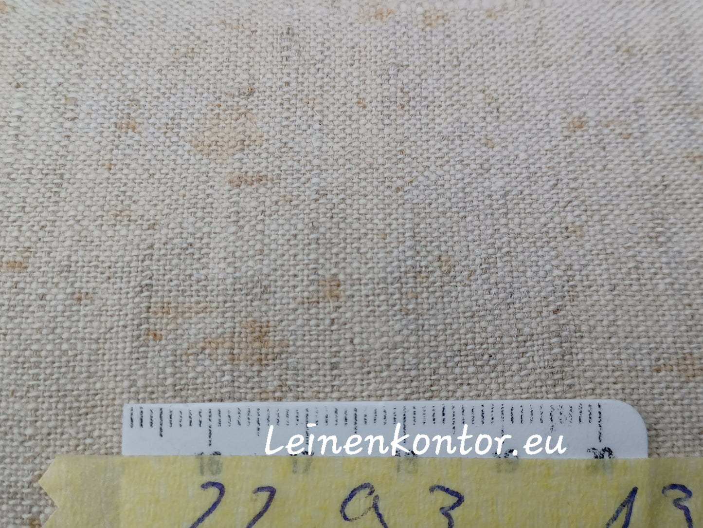 22.93 (13,7m x 0,80m x 0,6mm) Altes Maschinenleinen Landhaus Leinenstoff Leinenballen