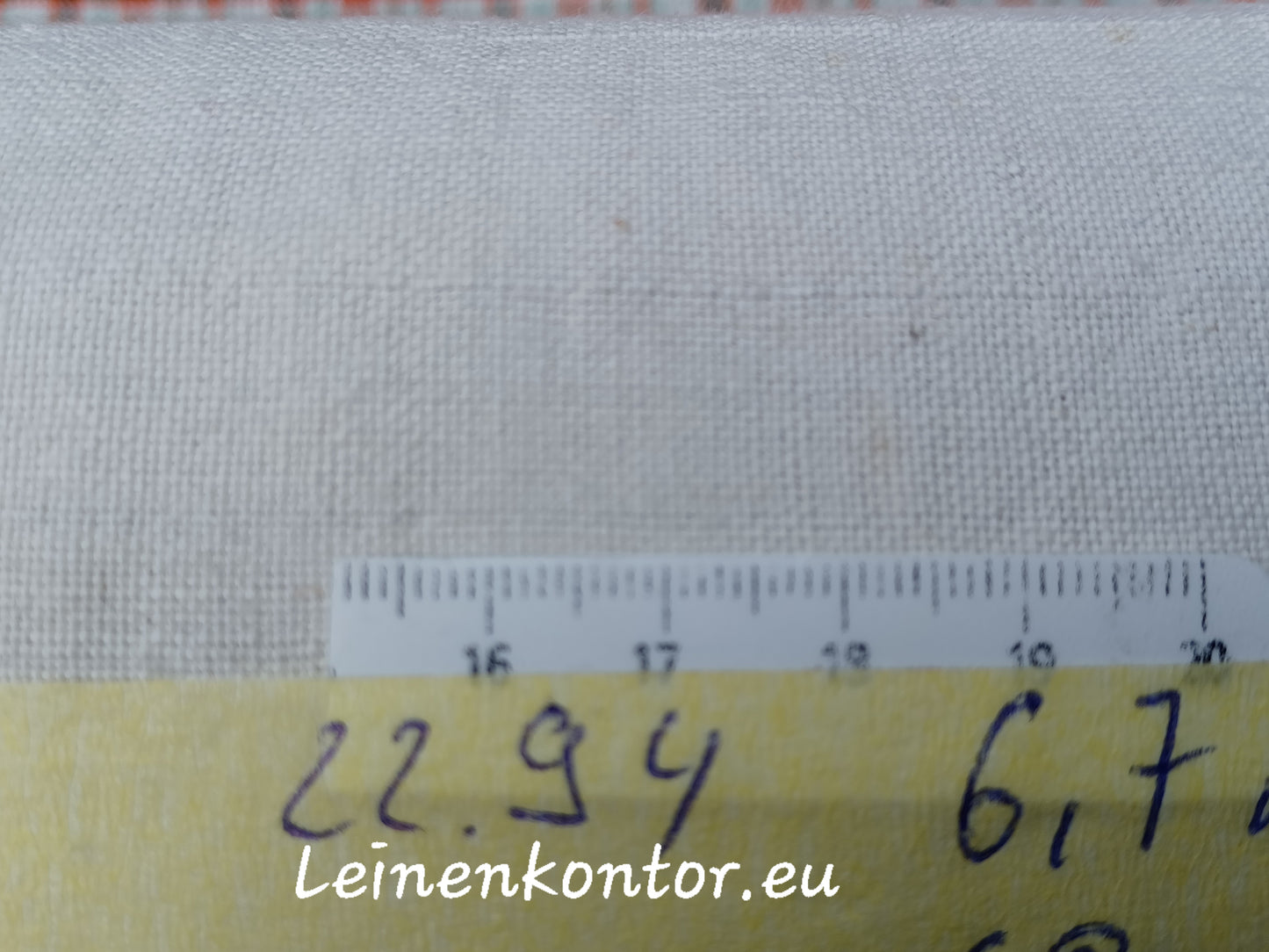 22.94 (6,7m x 0,68m x 0,55mm) Altes Bauernleinen Landhaus Leinenstoff Leinenballen