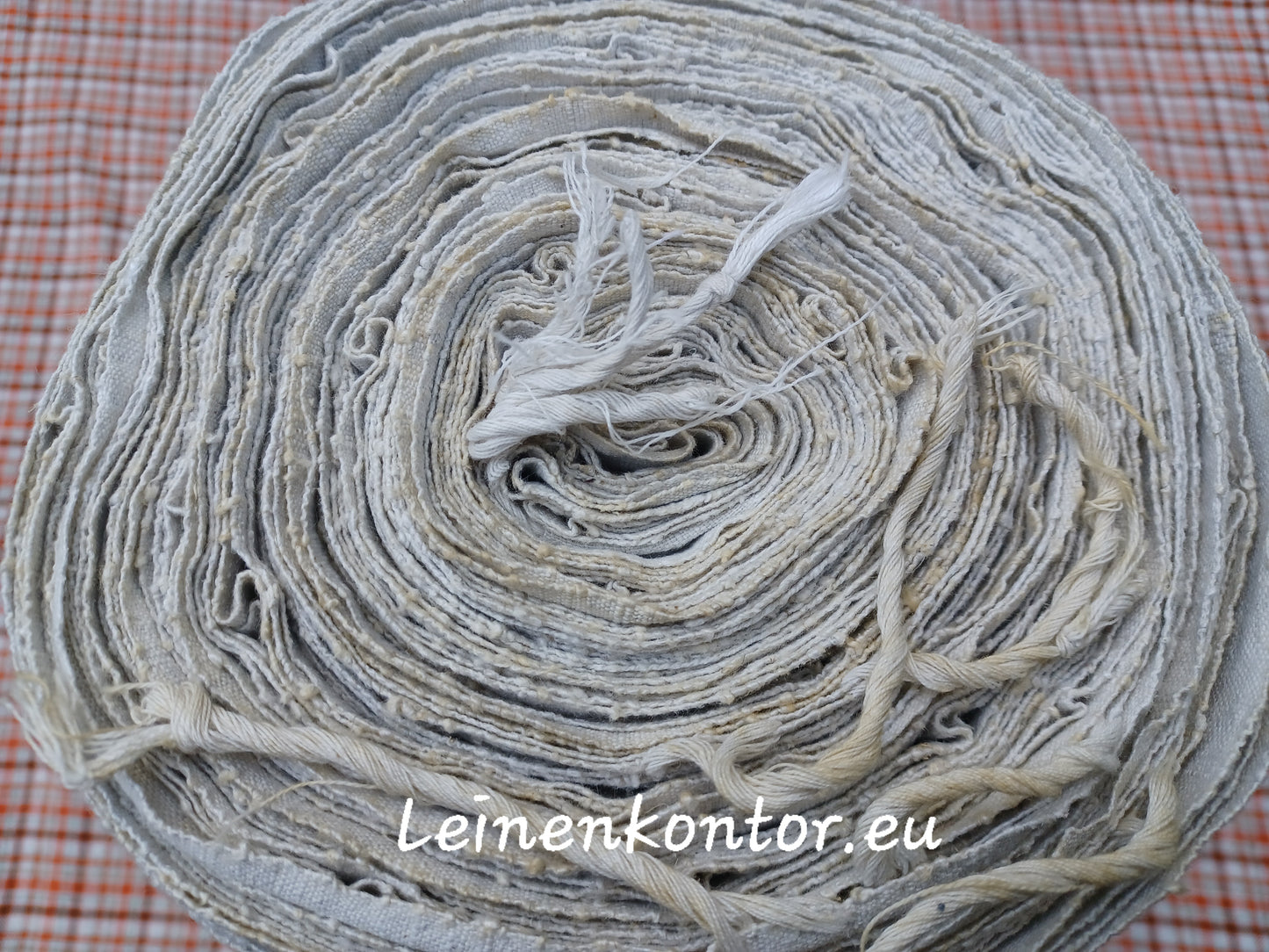 23.89 (18m x 0,72m x 0,6mm) Altes Bauernleinen Landhaus Leinenstoff Leinenballen