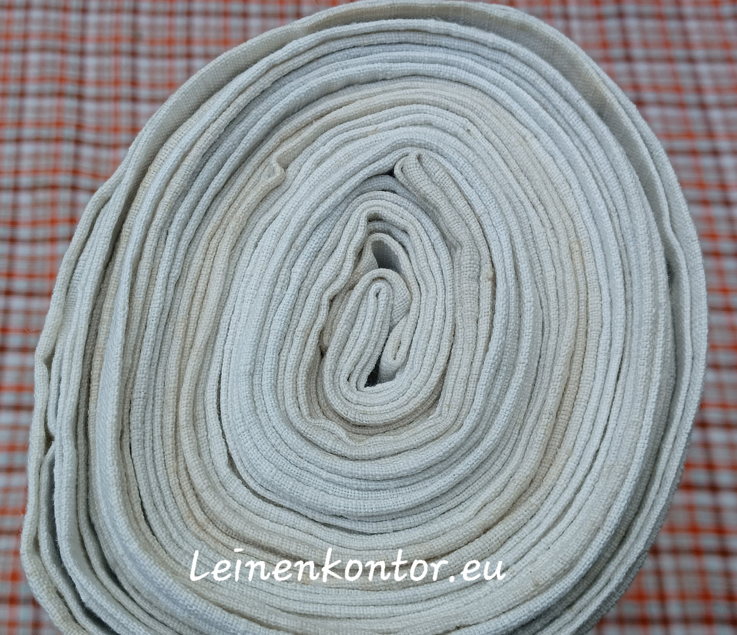 23.83 (8,9m x 0,66m x 0,5mm) Altes Bauernleinen Landhaus Leinenstoff Leinenballen