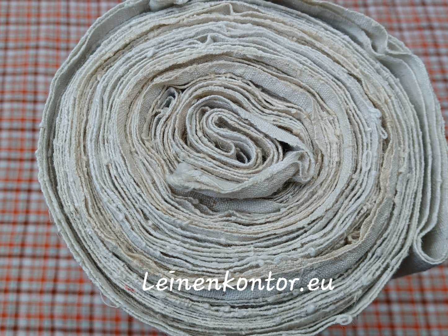 23.83 (8,9m x 0,66m x 0,5mm) Altes Bauernleinen Landhaus Leinenstoff Leinenballen
