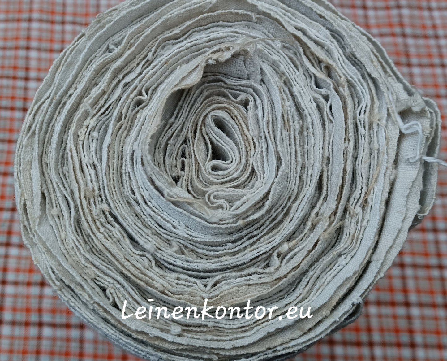 23.80 (9,1m x 0,64m x 0,5mm) Altes Bauernleinen Landhaus Leinenstoff Leinenballen