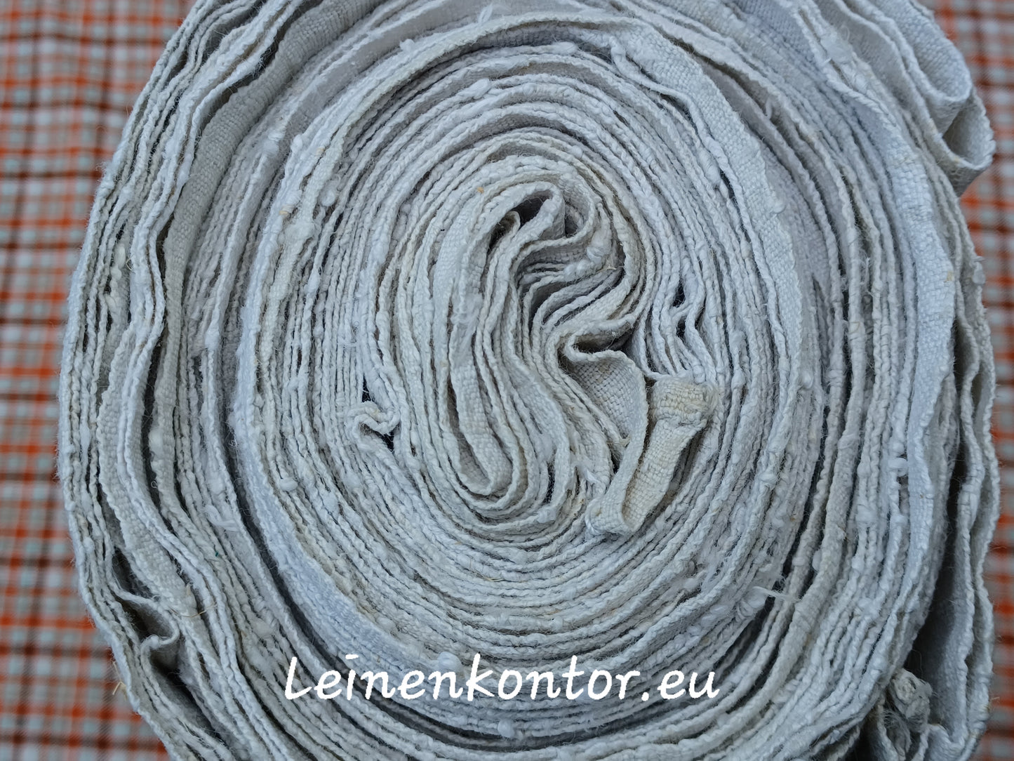 23.71 (9,4m x 0,64m x 0,6mm) Altes Bauernleinen Landhaus Leinenstoff Leinenballen