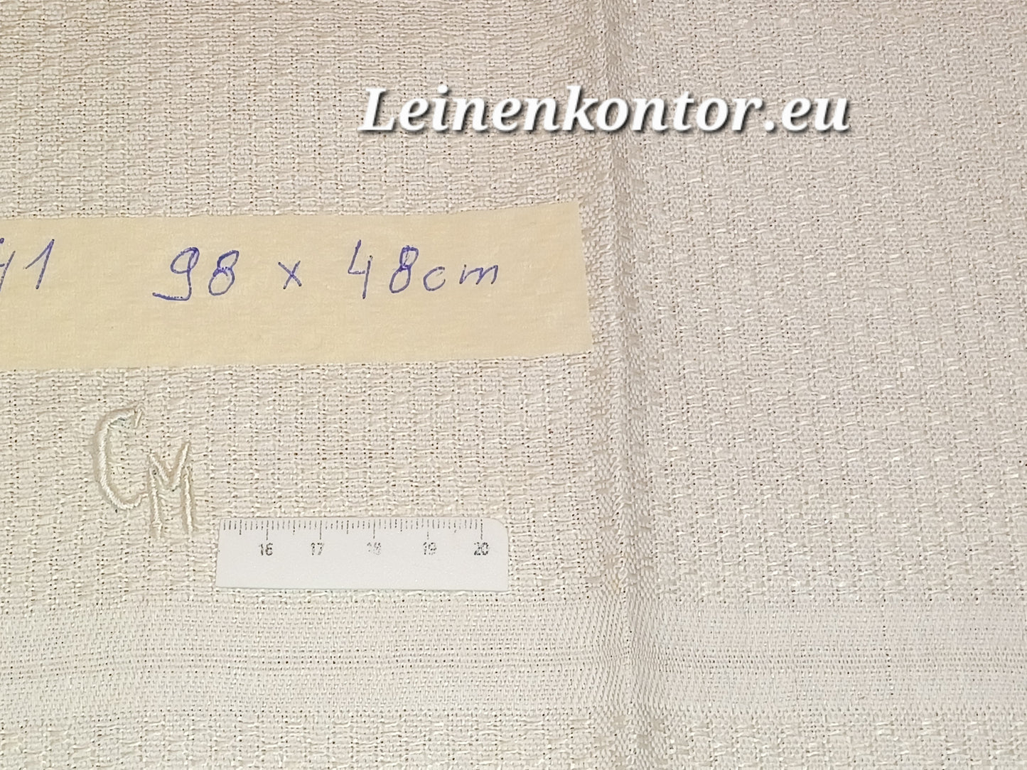 G1.41 (98cm x 48cm) Halbleinenhandtücher Geschirrhandtuch Altes Bauerleinen Landhaus Leinenstoff Leinenhandtücher