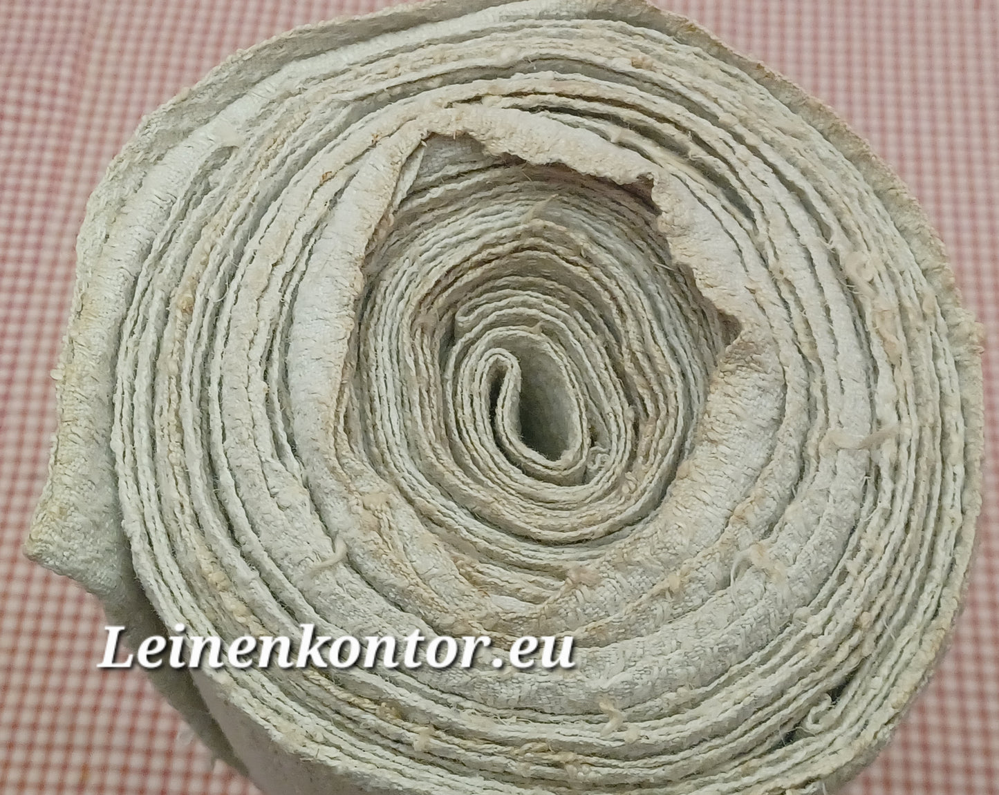 27.42 (13m x 0,40m x 0,8mm, 2300gr) Halbleinen, Altes Bauernleinen Landhaus Leinenstoff Leinenballen (Kopie)
