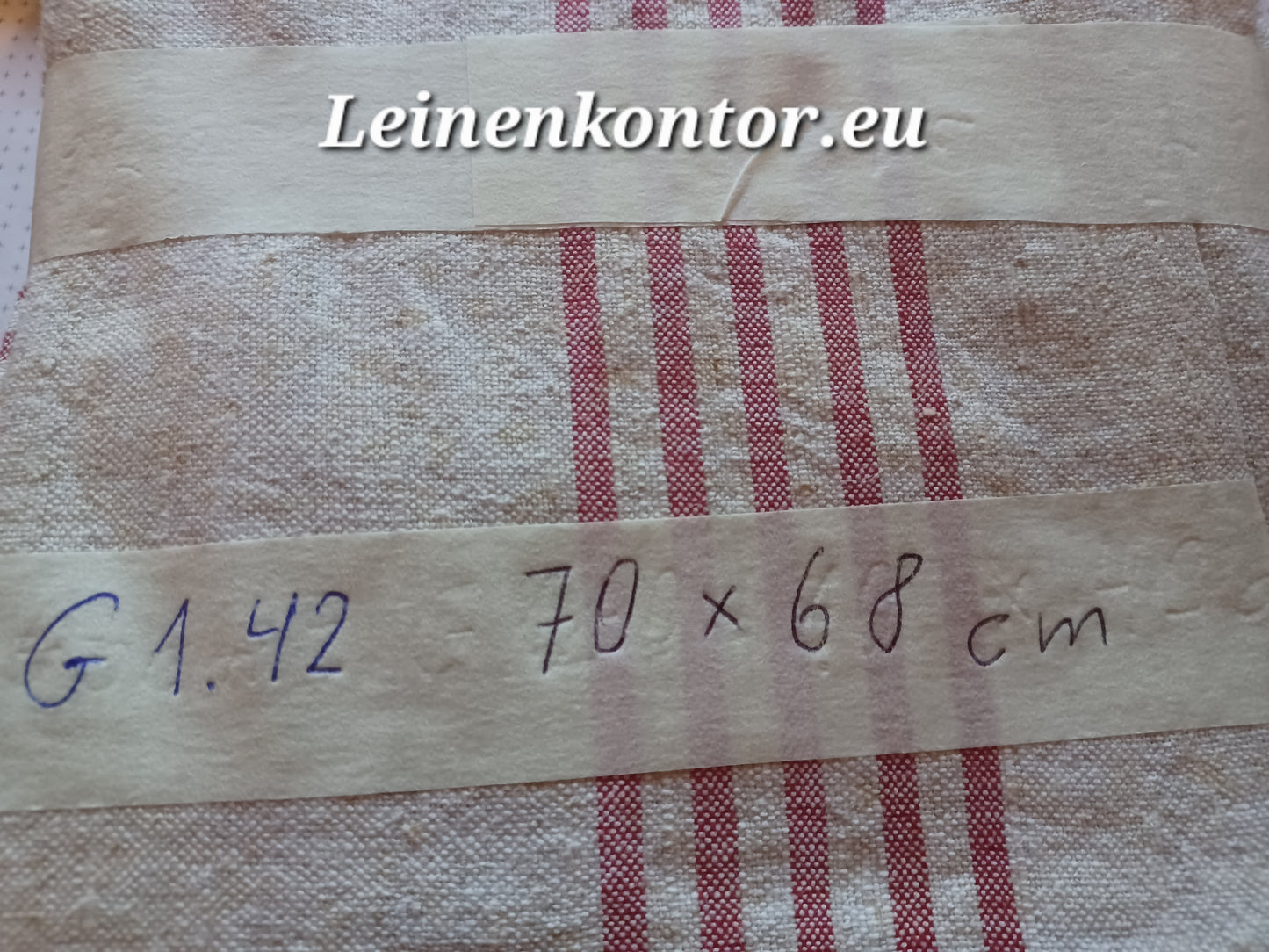 G1.42 (70cm x 68cm) Halbleinenhandtücher Geschirrhandtuch Altes Bauerleinen Landhaus Leinenstoff Leinenhandtücher