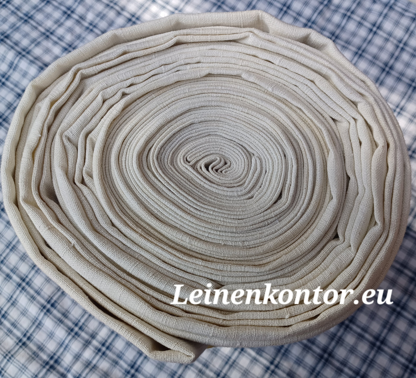 27.84 (16,7m x 0,52m x 0,5mm) Altes Bauernleinen Landhaus Leinenstoff Leinenballen