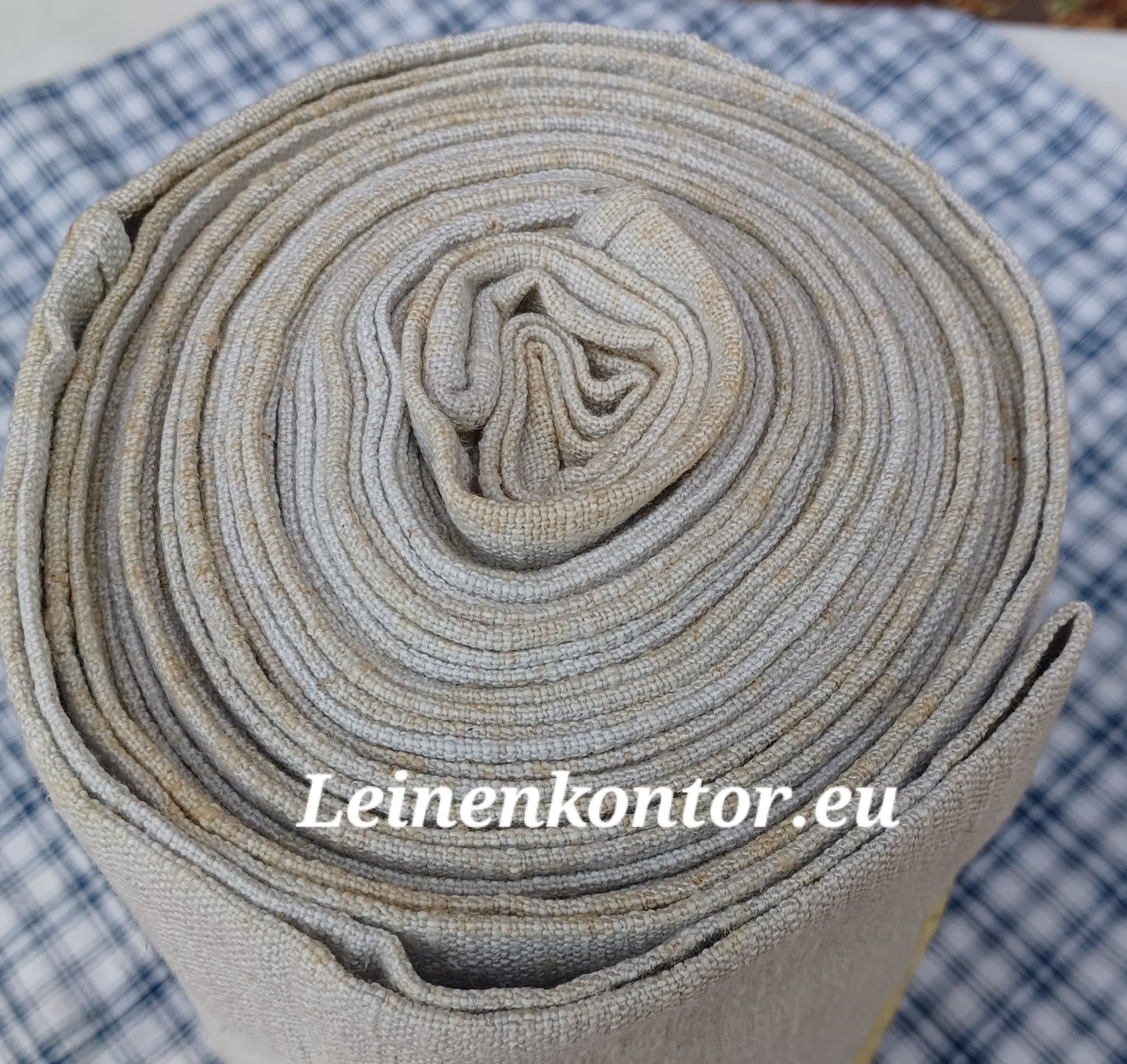27.87 (8,4m x 0,65m x 0,8mm) Altes Bauernleinen Landhaus Leinenstoff Leinenballen