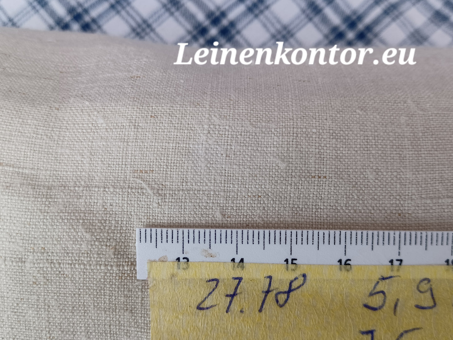 27.78 (5,9m x 0,75m x 0,4mm) Altes Bauernleinen Landhaus Leinenstoff Leinenballen