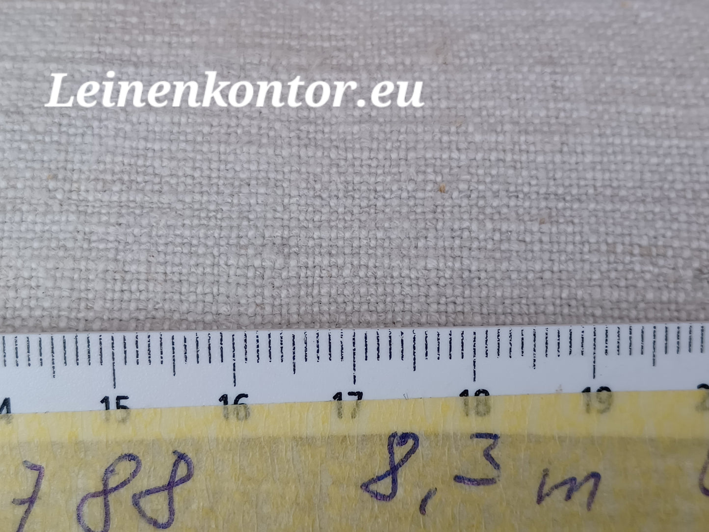 27.88 (8,3m x 0,61m x 0,9mm) Altes Bauernleinen Landhaus Leinenstoff Leinenballen