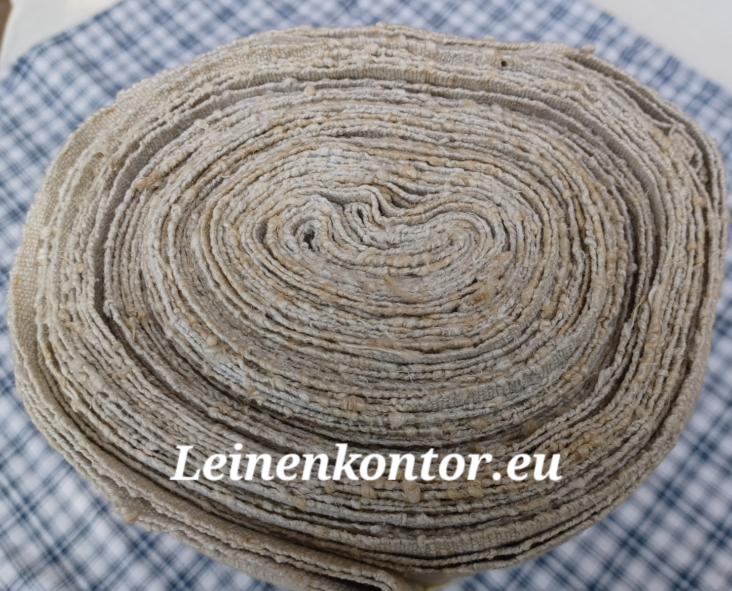 27.88 (8,3m x 0,61m x 0,9mm) Altes Bauernleinen Landhaus Leinenstoff Leinenballen