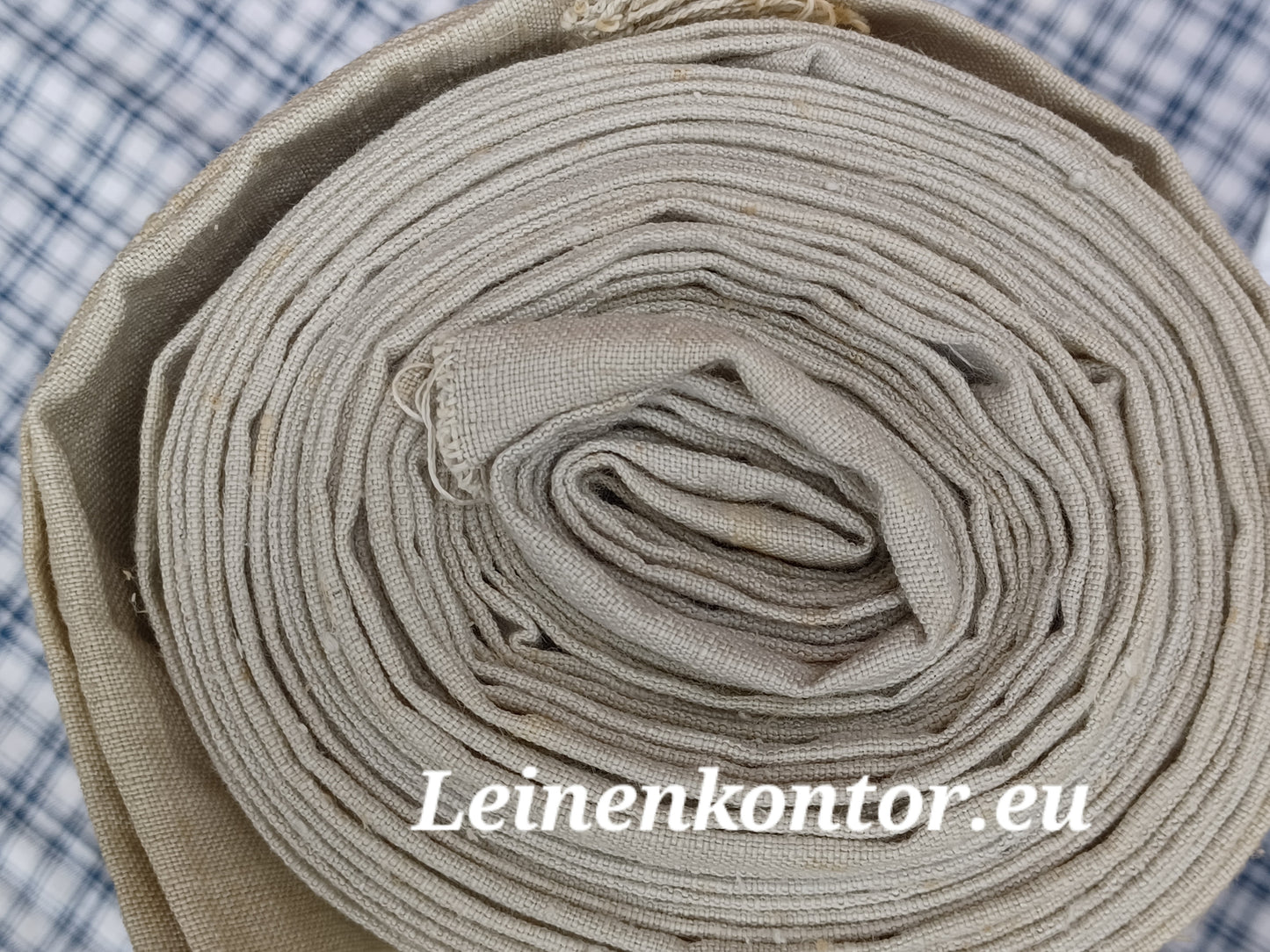 27.63 (8m x 0,72m x 0,6mm) Altes Bauernleinen Landhaus Leinenstoff Leinenballen