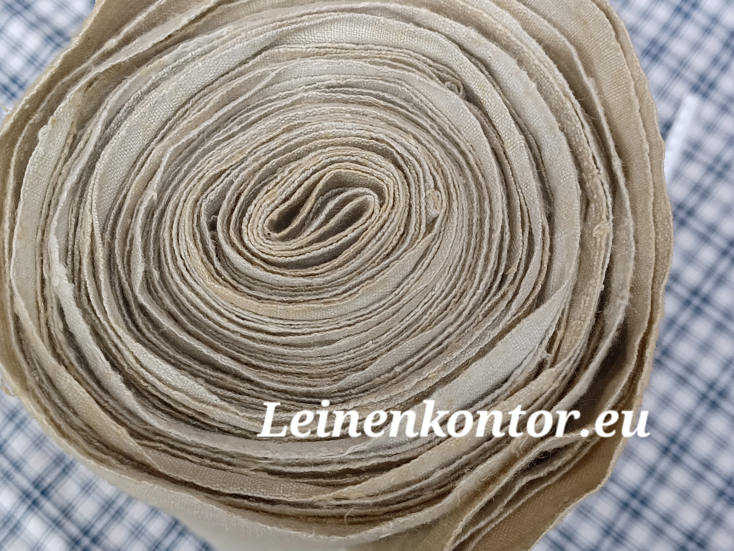 27.63 (8m x 0,72m x 0,6mm) Altes Bauernleinen Landhaus Leinenstoff Leinenballen