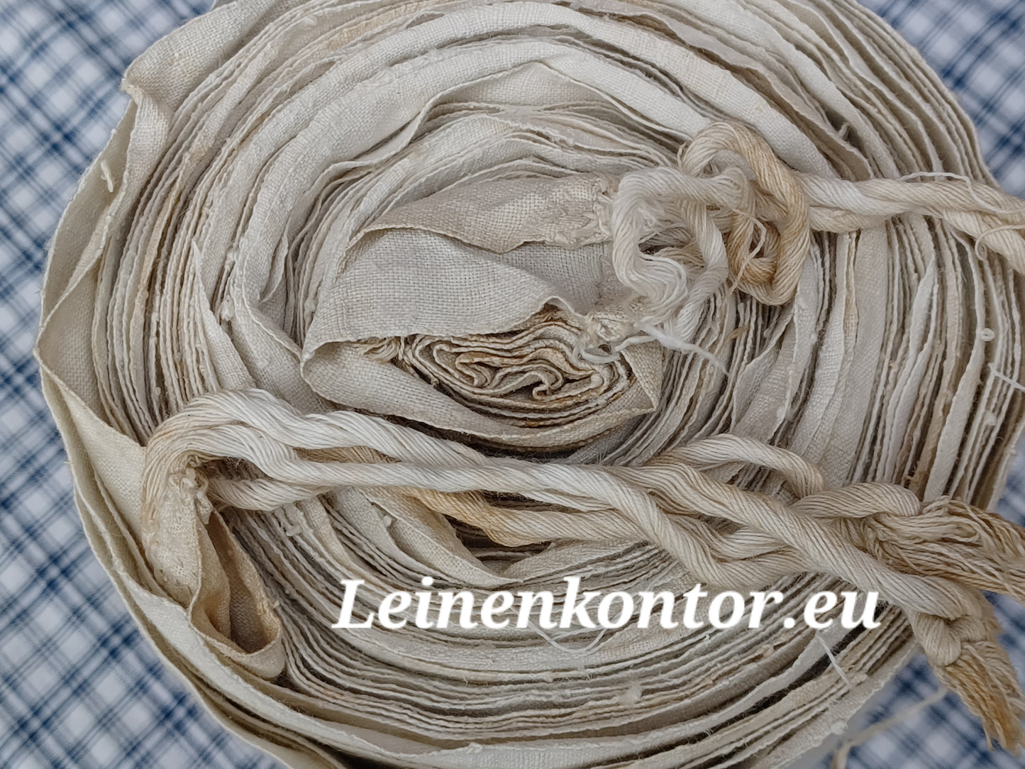 27.56 (15,6m x 0,73m x 0,5mm) Altes Bauernleinen Landhaus Leinenstoff Leinenballen