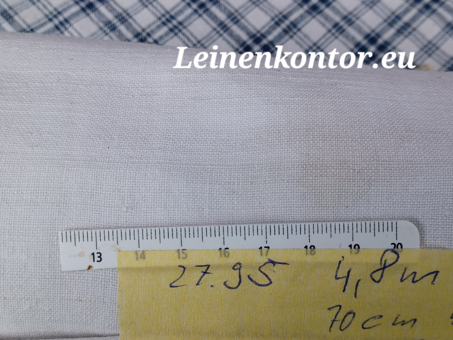 27.95 (4,8m x 0,70m x 0,5mm) Halbleinen Altes Bauernleinen Landhaus Leinenstoff Leinenballen