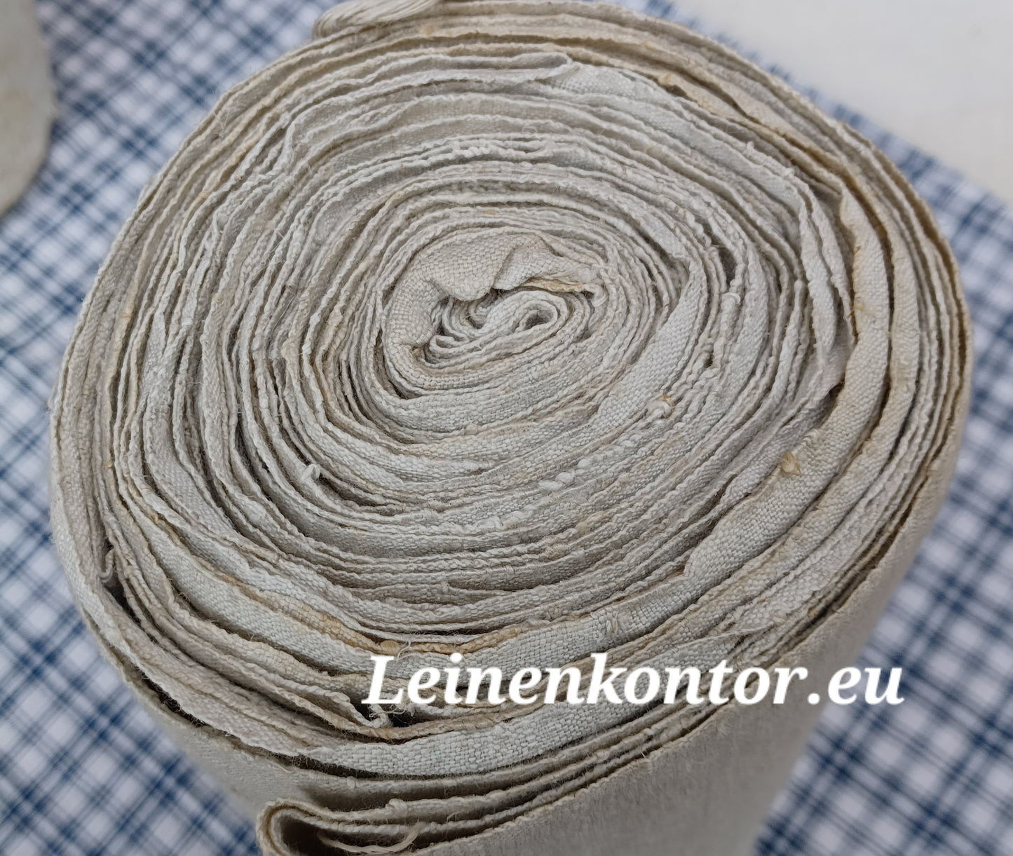 27.62 (9m x 0,65m x 0,5mm) Altes Bauernleinen Landhaus Leinenstoff Leinenballen
