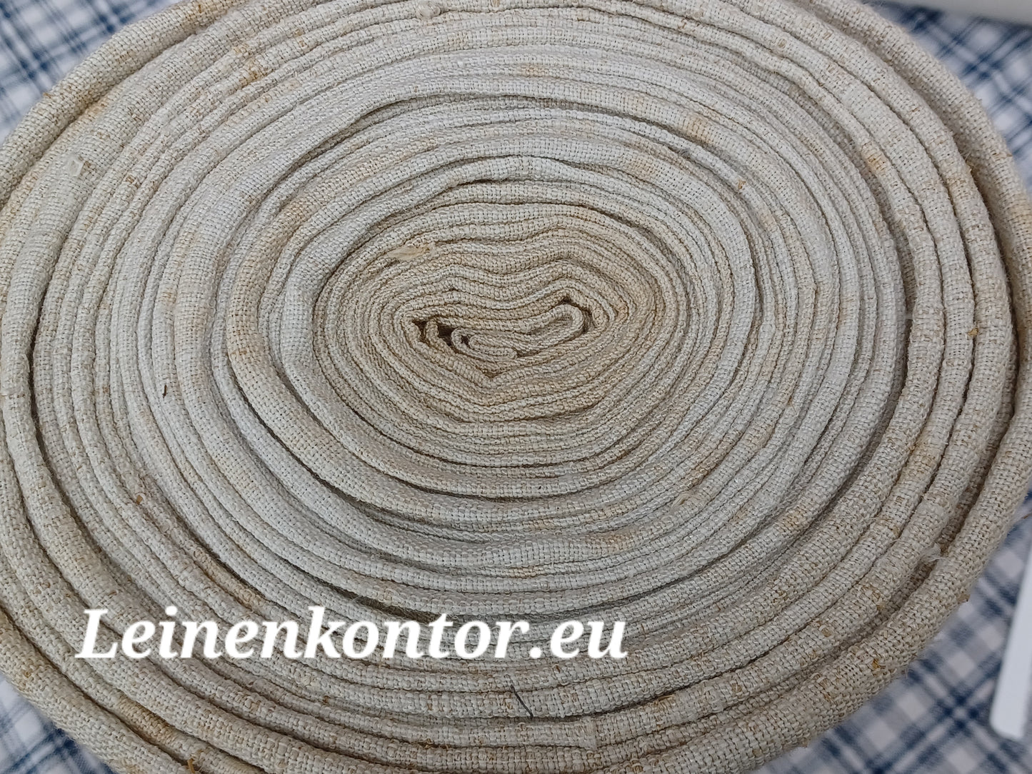 27.68 (14,8m x 0,50m x 0,6mm) Altes Bauernleinen Landhaus Leinenstoff Leinenballen