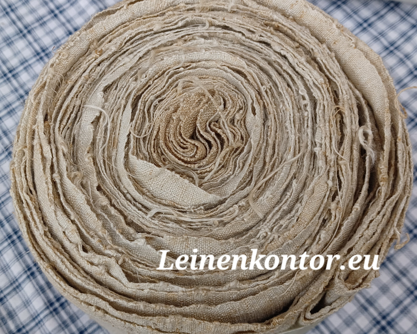 27.68 (14,8m x 0,50m x 0,6mm) Altes Bauernleinen Landhaus Leinenstoff Leinenballen