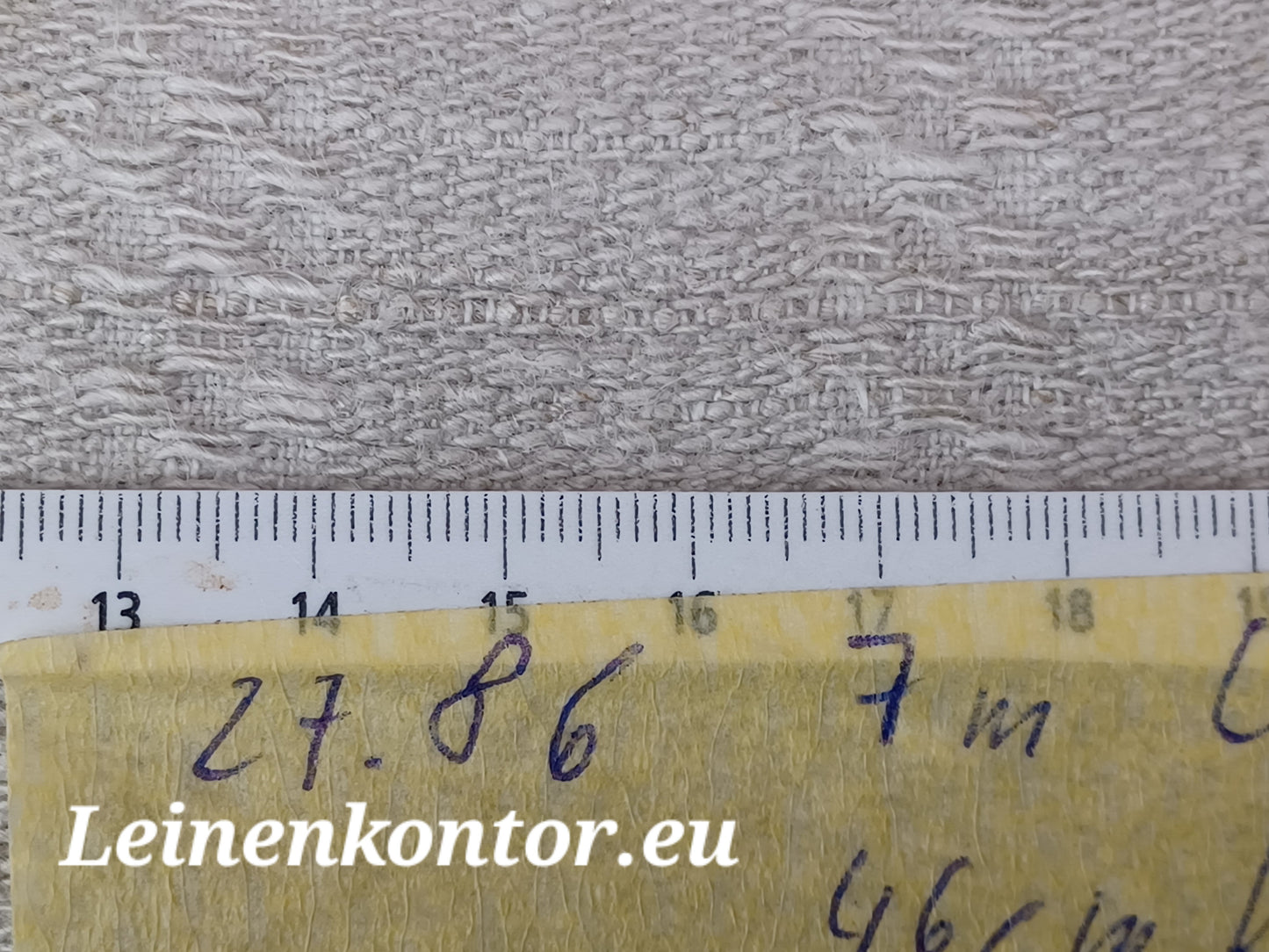 27.86 (7m x 0,46m x 1,1mm) Halbleinen Altes Bauernleinen Landhaus Leinenstoff Leinenballen