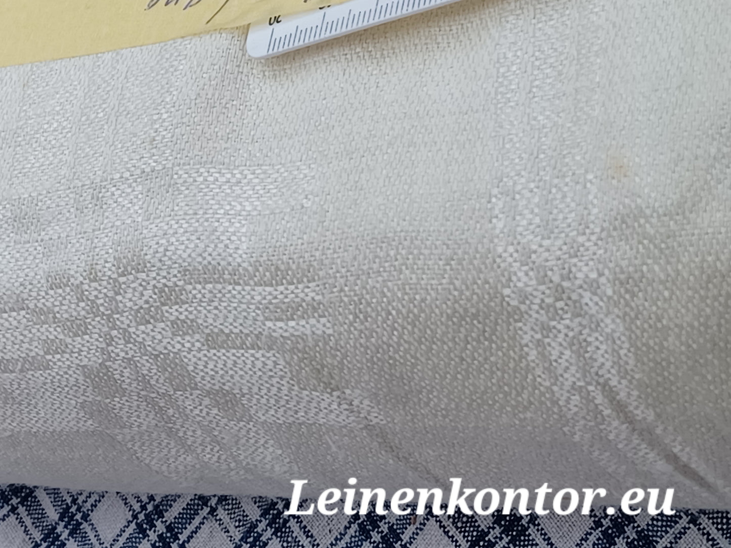 27.71 (6m x 0,67m x 0,4mm) Leinen Damast Altes Bauern Leinen Landhaus Leinenstoff Leinenballen