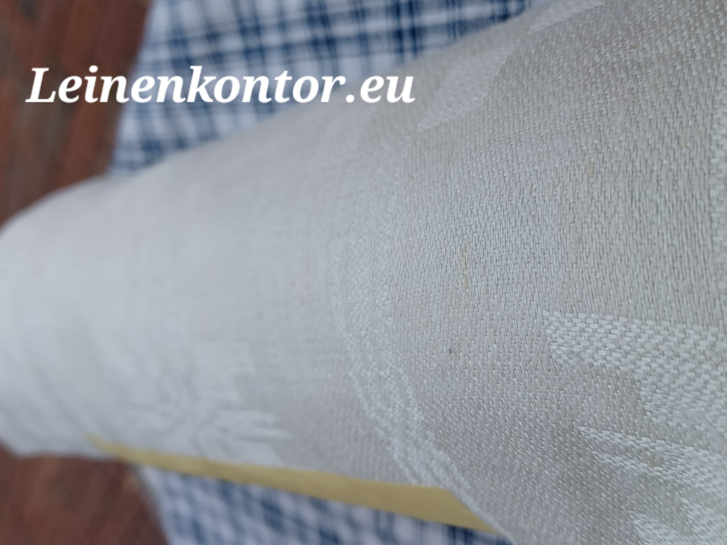 27.71 (6m x 0,67m x 0,4mm) Leinen Damast Altes Bauern Leinen Landhaus Leinenstoff Leinenballen