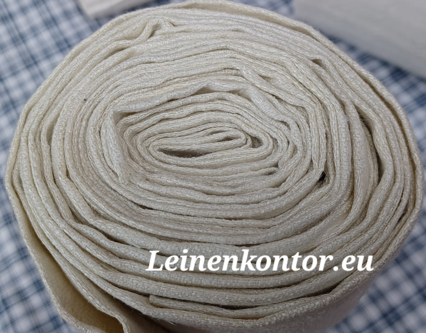 27.71 (6m x 0,67m x 0,4mm) Leinen Damast Altes Bauern Leinen Landhaus Leinenstoff Leinenballen