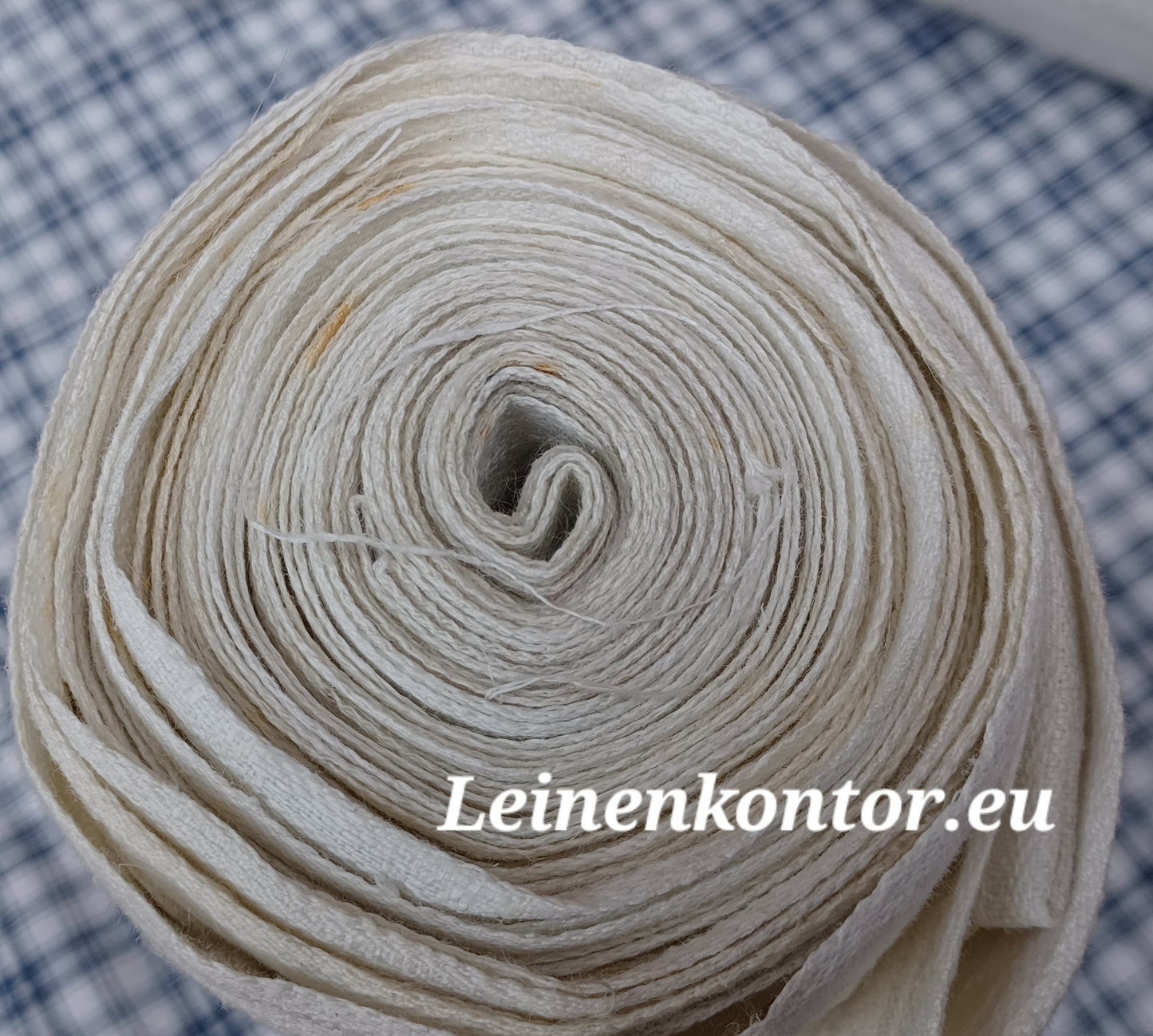 27.71 (6m x 0,67m x 0,4mm) Leinen Damast Altes Bauern Leinen Landhaus Leinenstoff Leinenballen