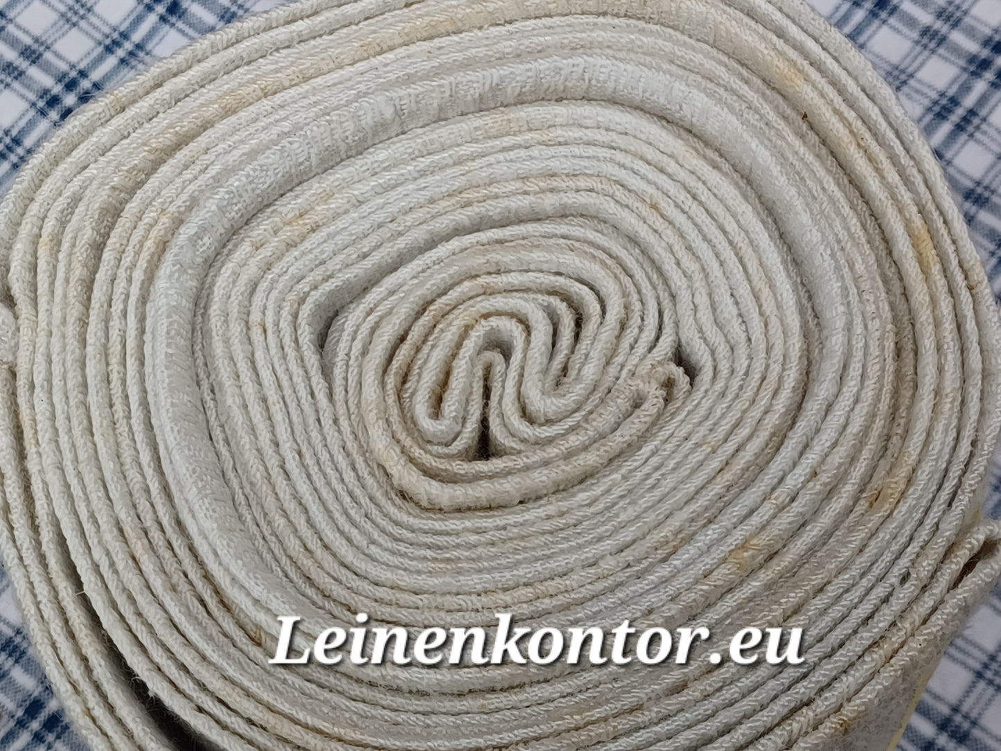 27.90 (6m x 0,44m x 0,7mm) Halbleinen Altes Bauernleinen Landhaus Leinenstoff Leinenballen