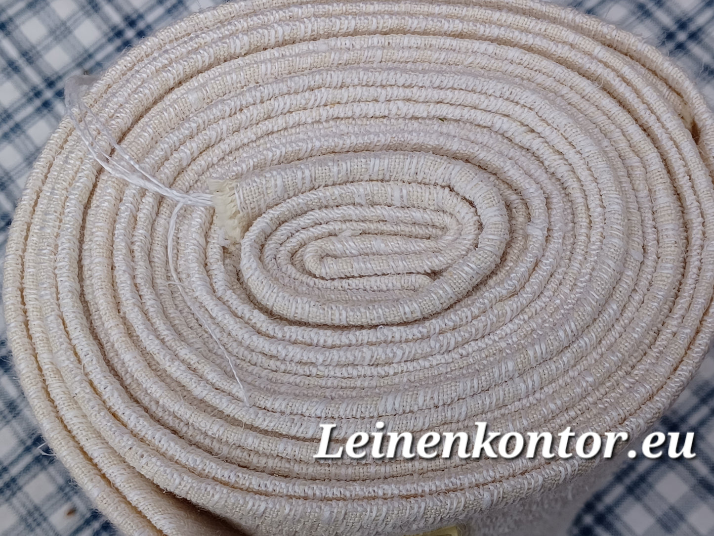 27.85 (4m x 0,49m x 0,85mm) Halbleinen Leinen Landhaus Leinenstoff Leinenballen