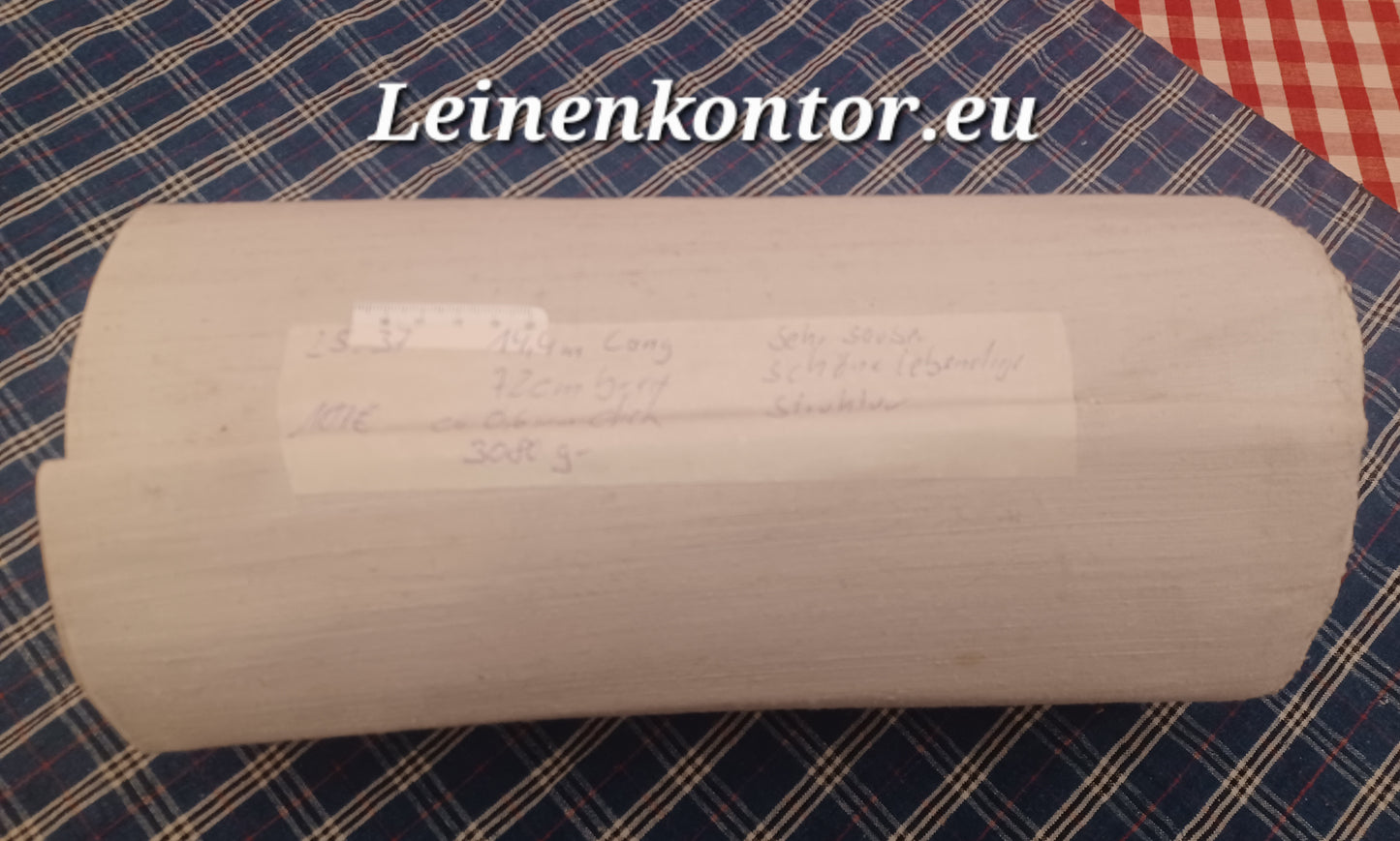 25.37 (14,4m x 0,72m x 0,6mm) Leinen Landhaus Leinenstoff Leinenballen