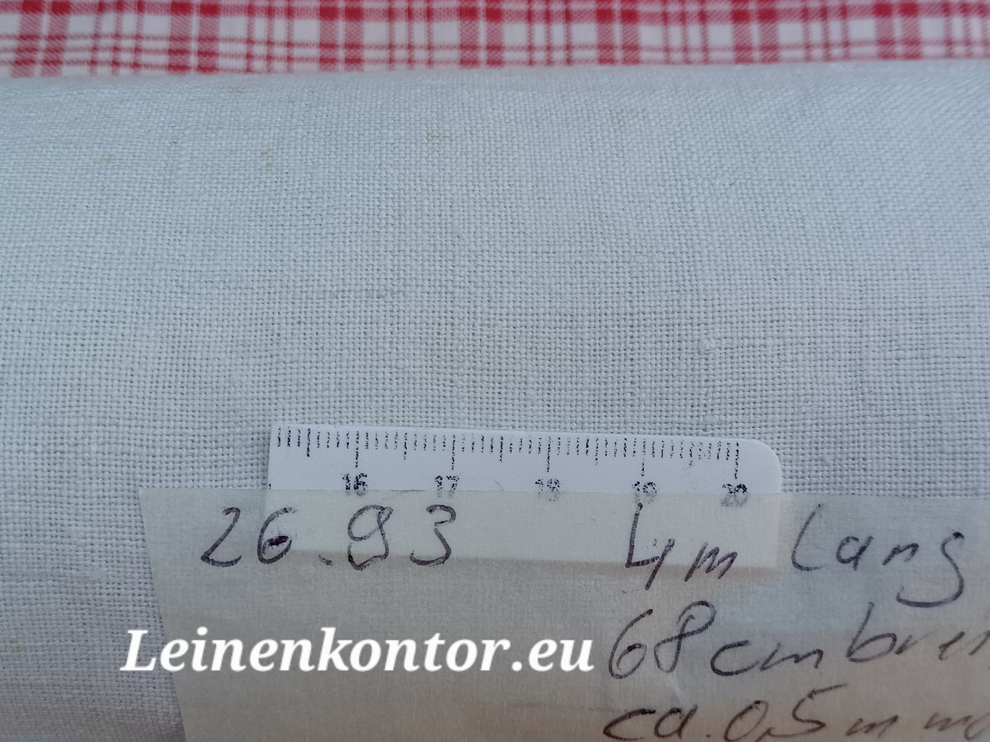 26.93 (4m x 0,68m x 0,5mm, 700gr) Leinen Landhaus Leinenstoff Leinenballen