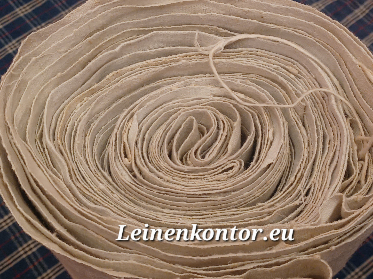 25.36 (11,2m x 0,63m x 0,5mm) Leinen Landhaus Leinenstoff Leinenballen