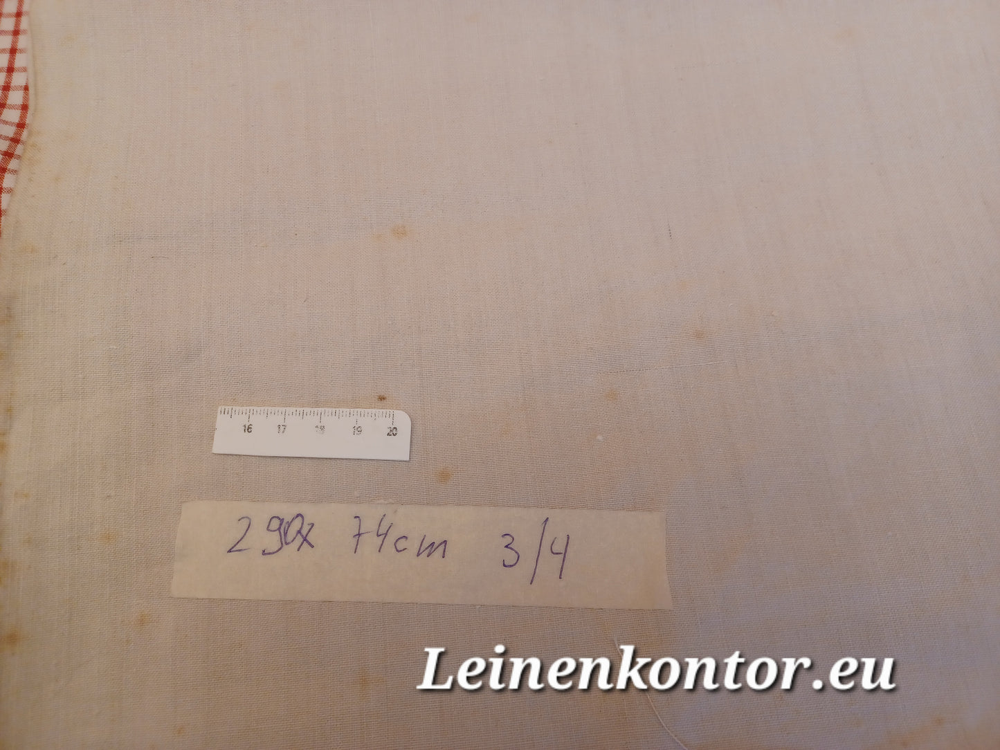 Konv. 01.01 (4 Teile) Leinen Landhaus Leinenstoff Leinenballen Bauernleinen