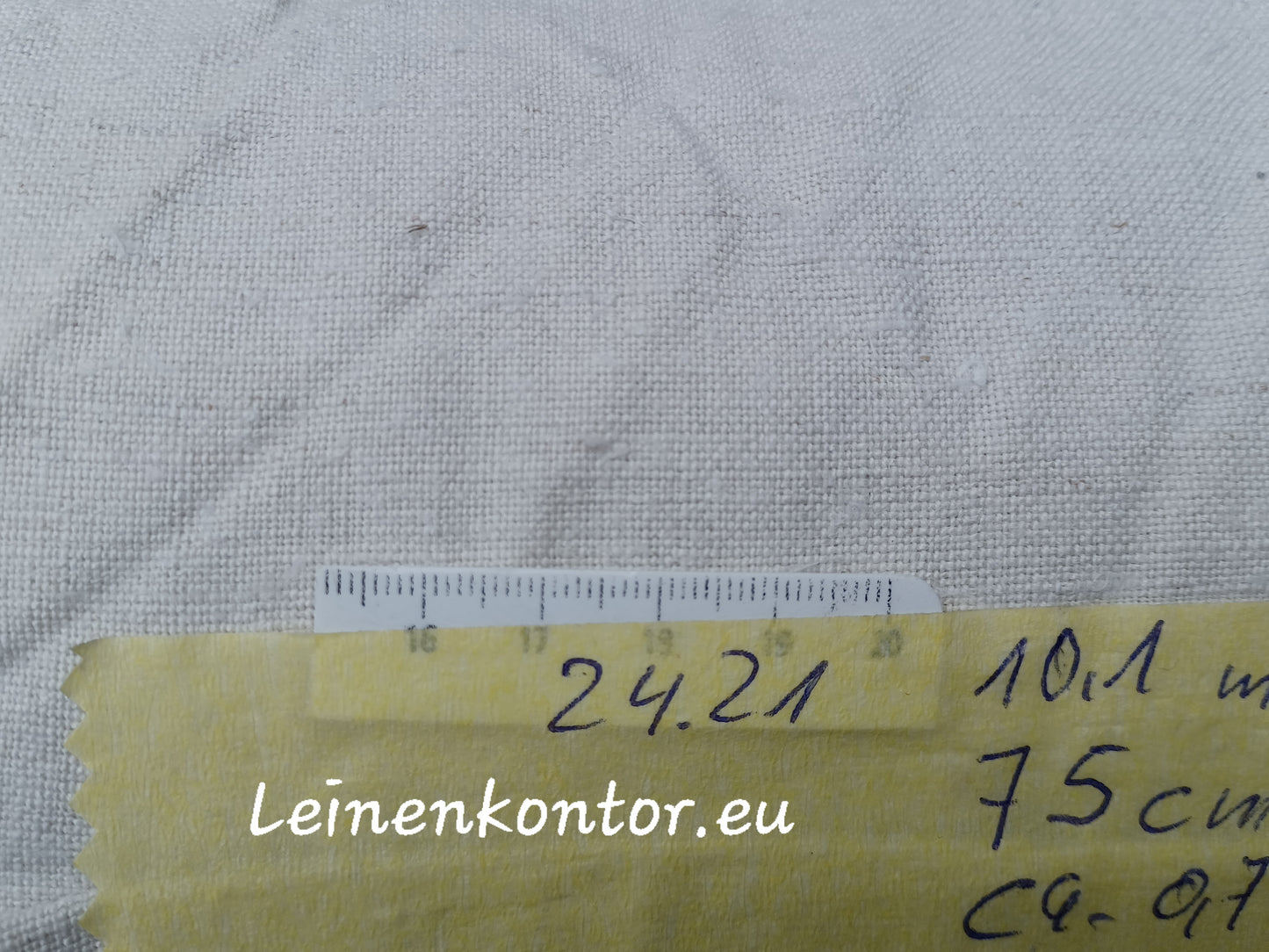 24.21 (10,1m x 0,75m x 0,7mm) Halbleinen, Altes Bauernleinen Landhaus Leinenstoff Leinenballen
