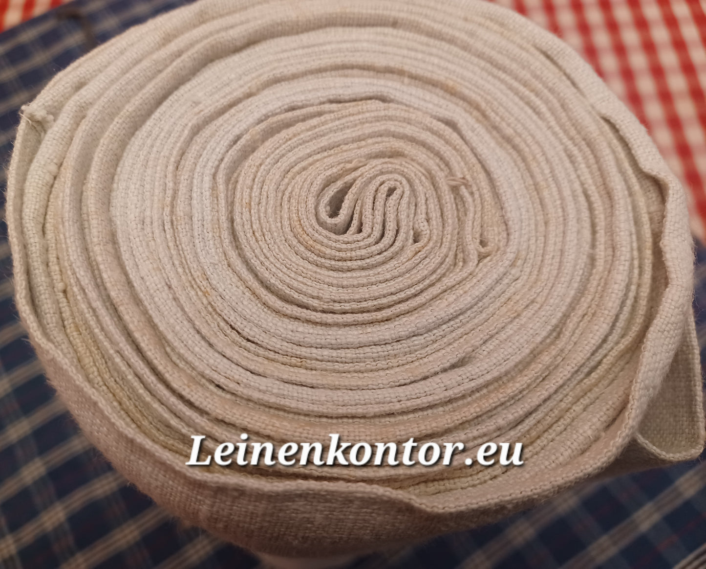 26.13 (8,1m x 0,64cm x 0,55mm, 1870gr) Bauernleinen Leinen Landhaus Leinenstoff Leinenballen