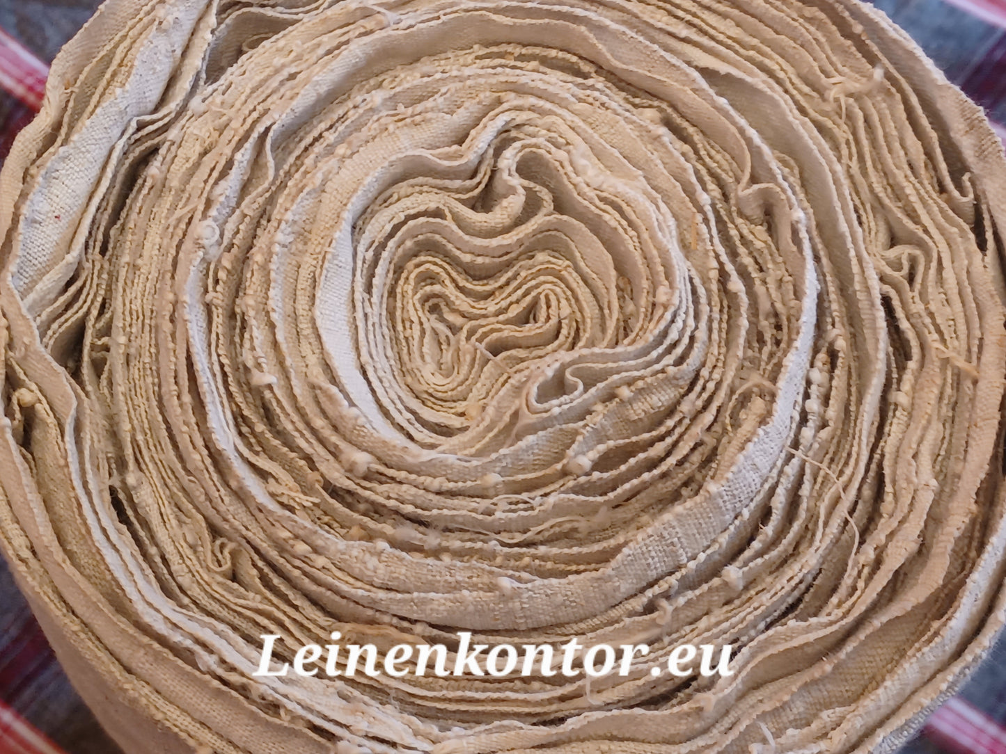 24.90 (13,9m x 0,68m x 0,6mm) Leinen Landhaus Leinenstoff Leinenballen