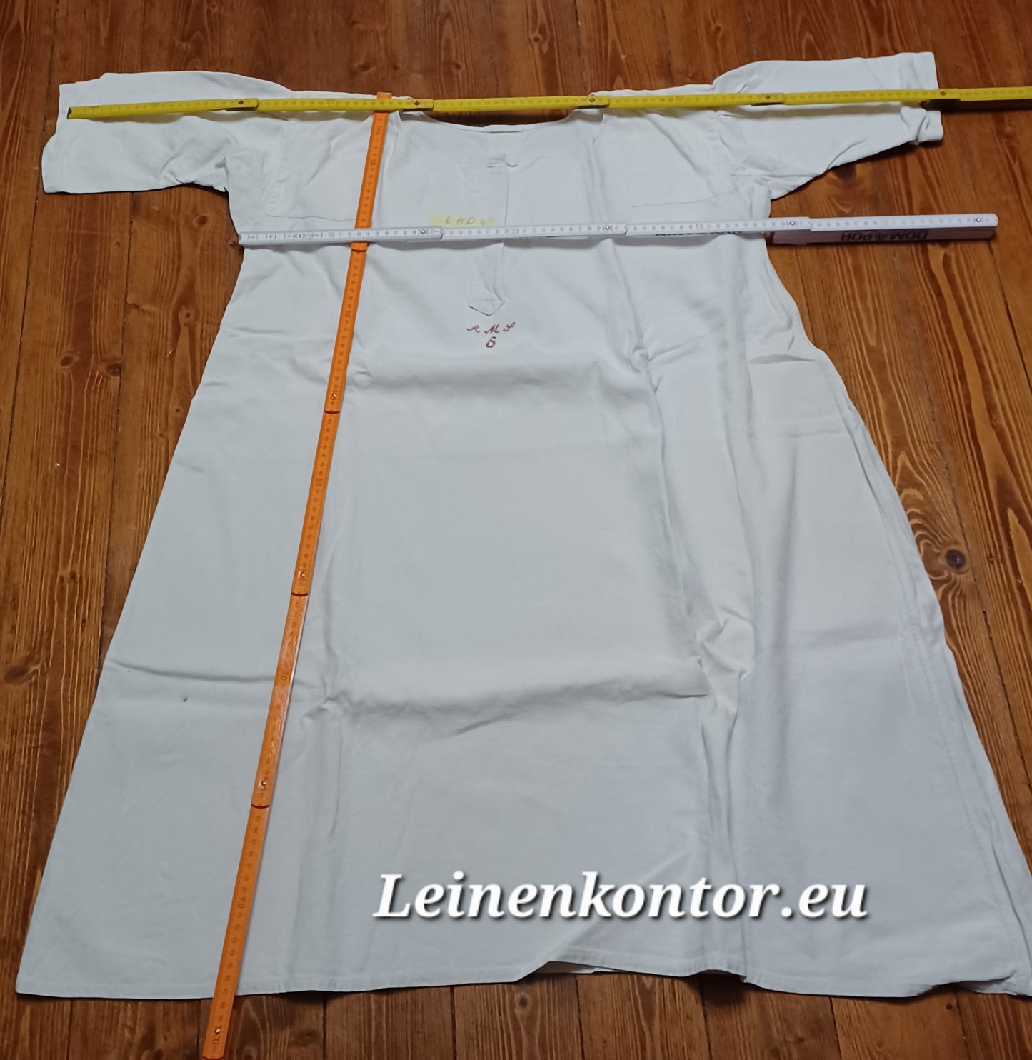LHD4 Leinenhemd, Bauernhemd, Antikes Leinenhemd